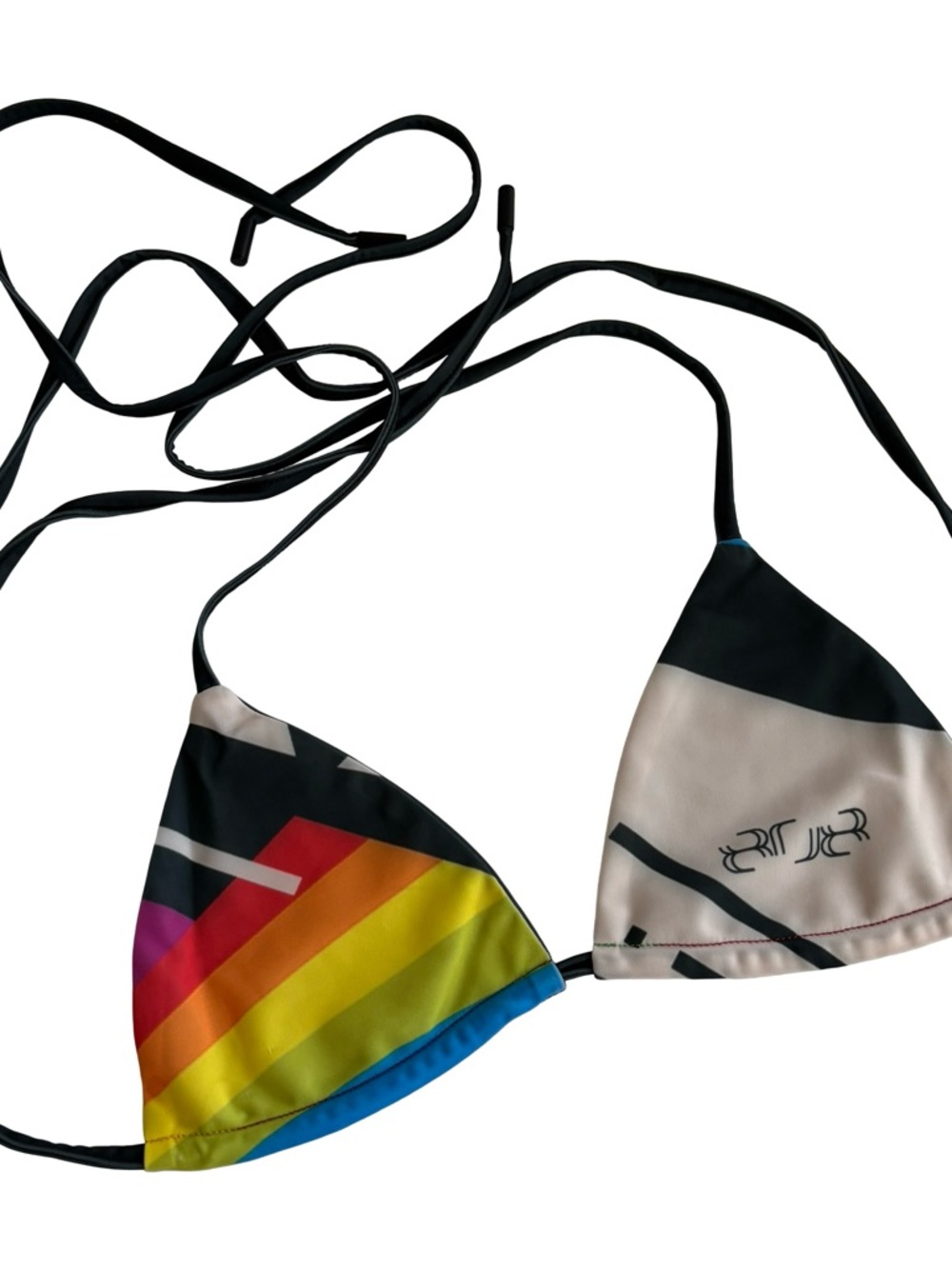 Elev808 Women’s Bikini Rainbow Bikini Top Sz M